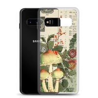 Image 4 of Colorful Antique Bookpage Mushroom Fungi Illustration Clear Case for Samsung®