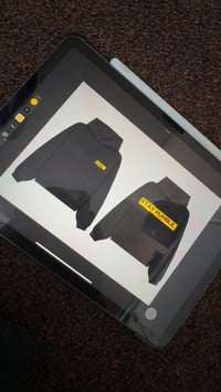 Image 2 of BLACK STAY HUMBLE NUMBER PLATE HOODIE