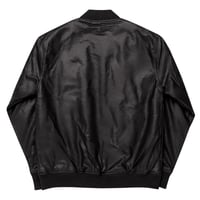 Image 2 of Michael Anthony Leather Bomber Jacket