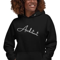 Image 5 of Architect Embroidered Unisex Hoodie Large