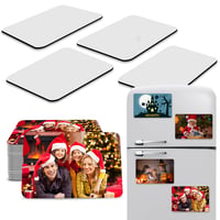 Image 1 of 10Pcs Sublimation Blanks Fridge Magnets Personalized Sublimation Blanks Products For Fridge Home Kit