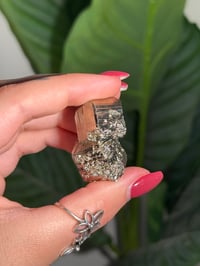 Image 2 of SELF STANDING STRIATED CUBIC PYRITE -PERU- 