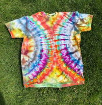 Image of Large Rainbow Fanfold Tee