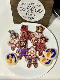 Image 2 of Gingerbread Wooden Charms