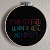 Learn to rest 