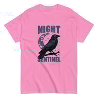 Image 7 of Unisex classic tee, Night Sentinel Raven & Moon Tee
