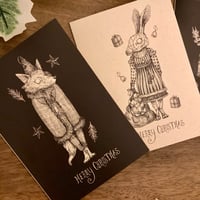 Image 2 of Christmas Folk Animals - Christmas Cards