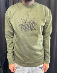 Image 2 of TABÜ Weed crewneck 