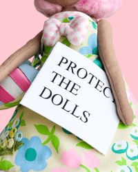 Image 2 of PROTECT THE DOLLS SMALL ART DOLL