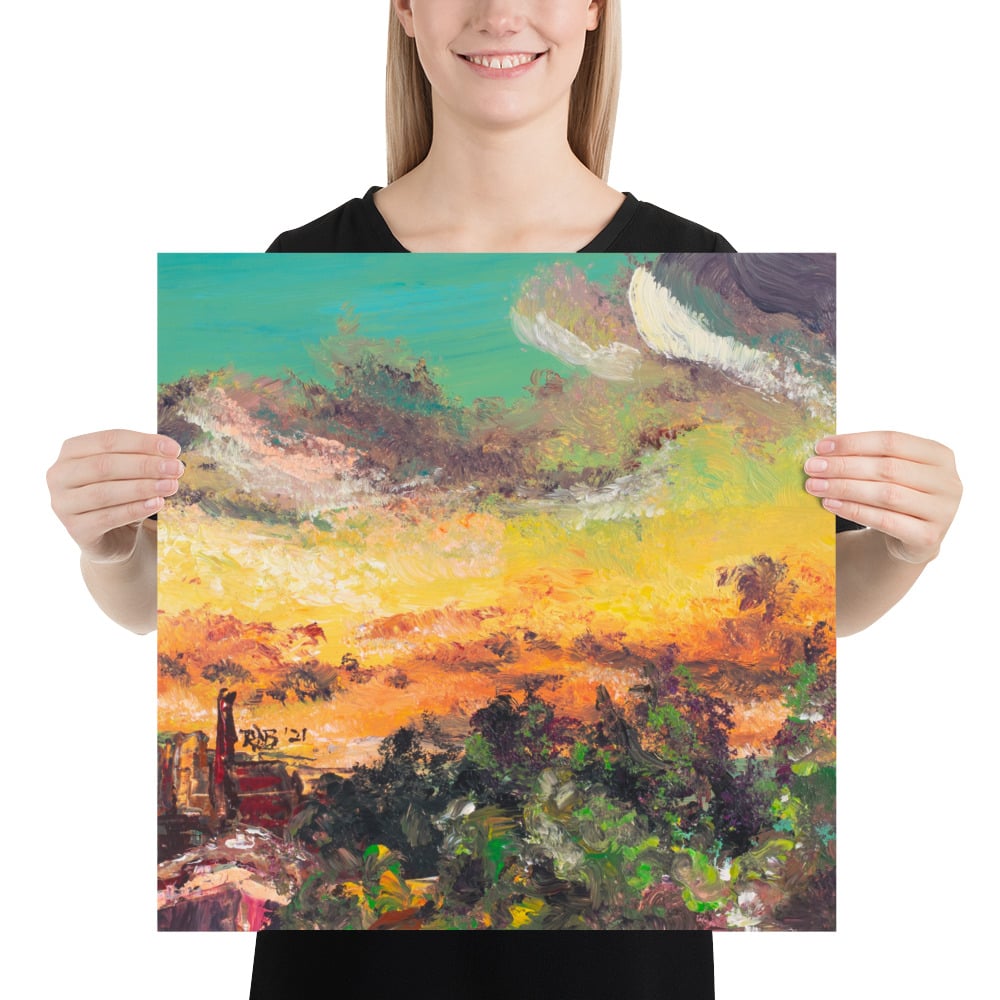 Image of ||| PRINT ||| - "Lake Michigan Was Angry that Day - Pt 4"