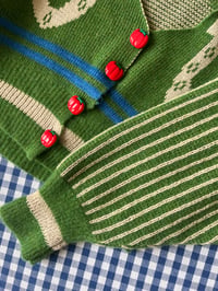 Image 1 of LUCKY HORSESHOE CARDIGANS
