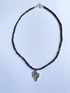 Beaded Yin Yang Hand necklace#4