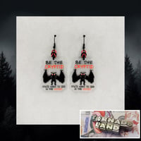 Mothman Earrings