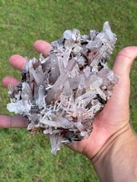 Image 5 of Specularite Quartz Points Cluster #1784