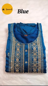 Image 3 of Soft Silk Kurtha Set - Design #13