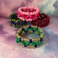 Image 3 of Random Zig Zag Kandi Cuff Bracele