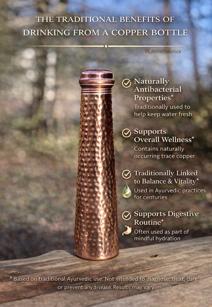 Image of Copper Water Bottle #1