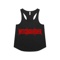 Image 1 of WITCHGRINDER - WOMENS BLOOD RED SINGLET