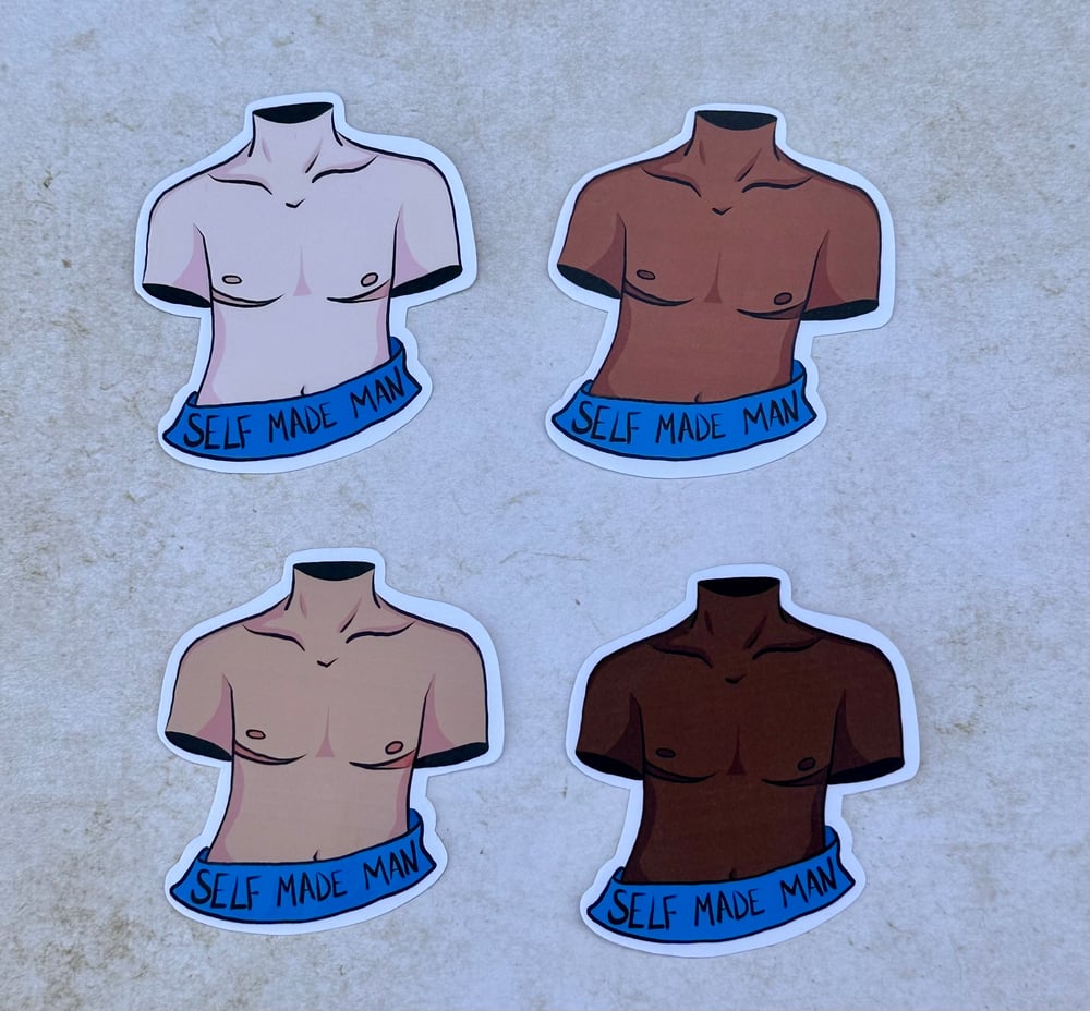 Self Made Man Stickers