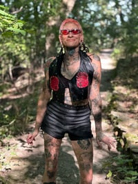 Image 3 of Coffin Skulls Halter Top/Vest