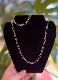 Paperclip necklace and bracelet 