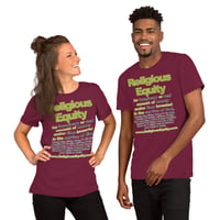 Image 12 of Religious Equity Unisex t-shirt