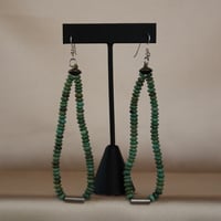 Image 7 of Morenci Turquoise Jaatłooł (Earrings)