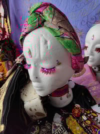 Image 4 of Wire Head Band- sari fabric