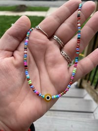 Image 1 of Color Eye necklace
