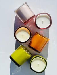 Image 2 of CUBIC CANDLES - AMBER | GREEN | PINK