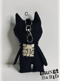 Image 7 of Black Cat Grunge Baby Bag Charms