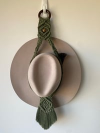 Image 1 of Macrame hat hanger- Design 1