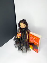 Image 6 of Read More Hate Less Small Art Doll I Know Why the Caged Bird Sings