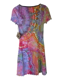 Image 7 of S 90's Babydoll Mini Dress in Euphoria Geode Ice Dye