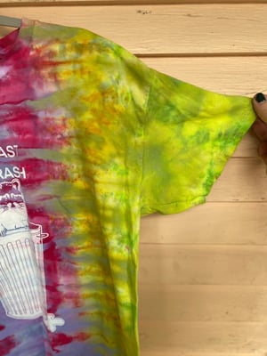 Image of LARGE Live Fast Eat Trash Tie Dye Shirt 1