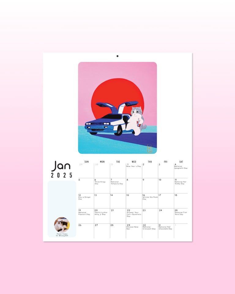 The Lucky Neko 2025 Calendar  Image 2