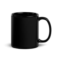 Image 3 of Black Glossy Mug - Snake w/ Good Vibes