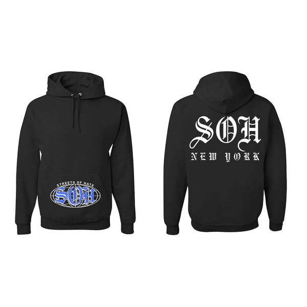 Image of SOH POCKET PRINT HOODIE