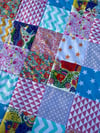 Flowers and Unicorns Patchwork Mat