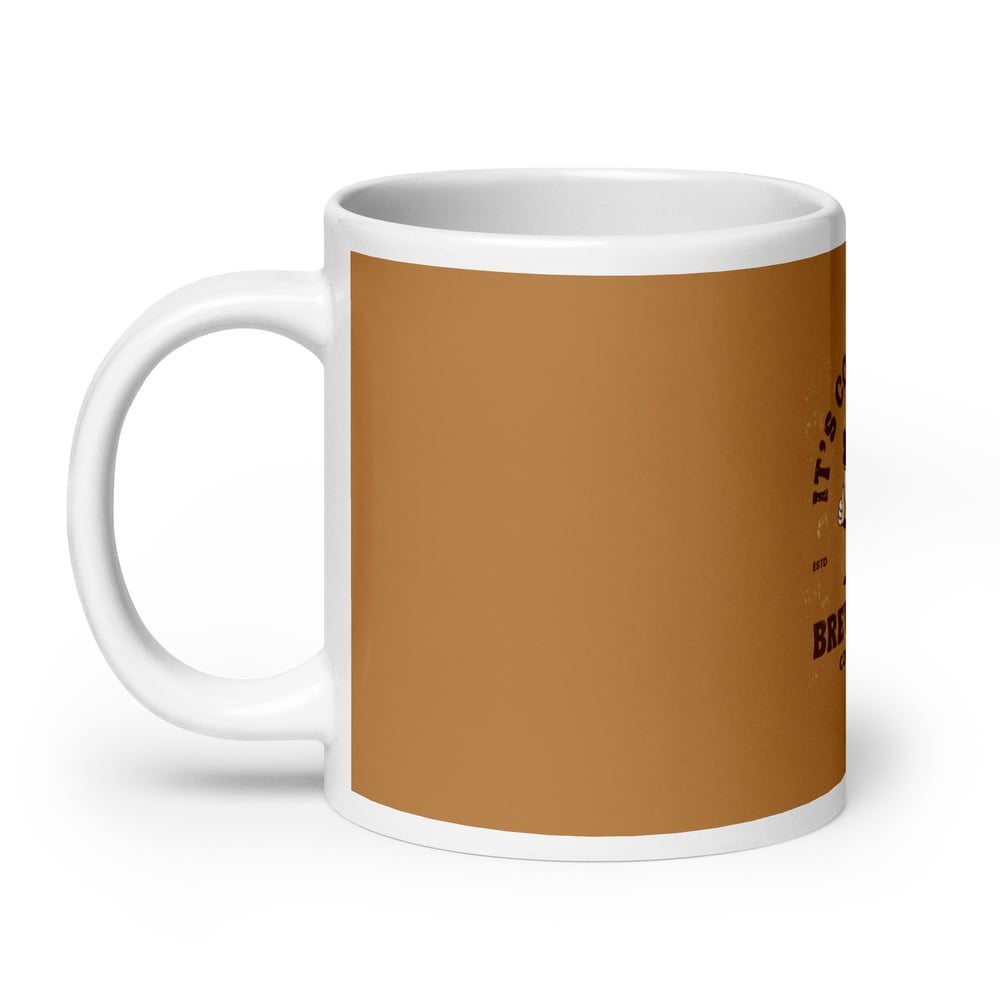 ZEN EXP - “It’s Coffee Time” White glossy mug