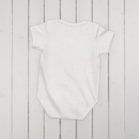 Image 10 of Baby jersey bodysuit (God loves you loads)