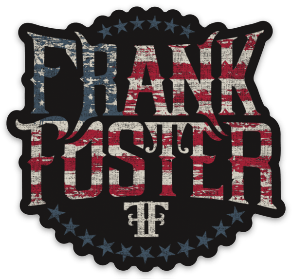 Image of Frank Foster Patriot Sticker