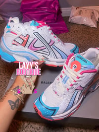 Image 1 of Colorful Balenciaga Runner Sneakers