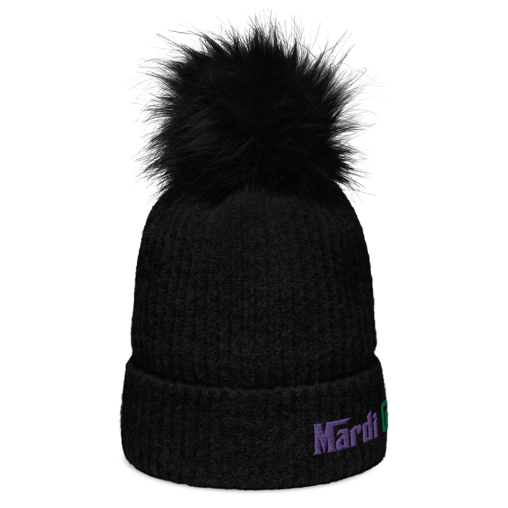 Image of Mardi Gras Mafia Columbia pom-pom beanie