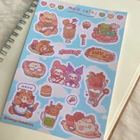 Image 2 of Maid Cafe Sticker Sheet