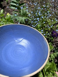 Image 2 of Ramen/salad Bowl in satin blue