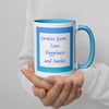 Happy Summertime Garden Mug - Lt. Blue