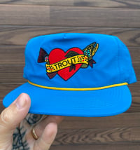 Image 2 of Radiant Blue Trout Heart Unstructured Five Panel hat