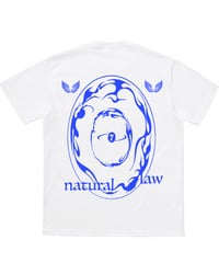 Image 1 of NATURAL LAW TEE (VINTAGE WHITE/BLUE)