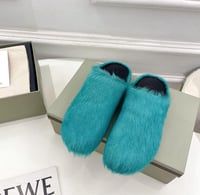 Image 6 of UNISEX FUR MARN SLIDES